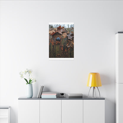 Datsuzoku Rust Patina Canvas Art - Dark Japandi Moody Minimal