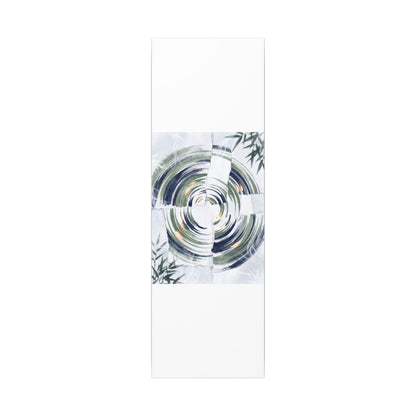 Winter Water Ripple Sumi E Canvas Art | Peaceful Decor
