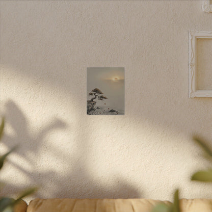 Pine Tree Canvas Art | Autumn Zen Karesansui Art