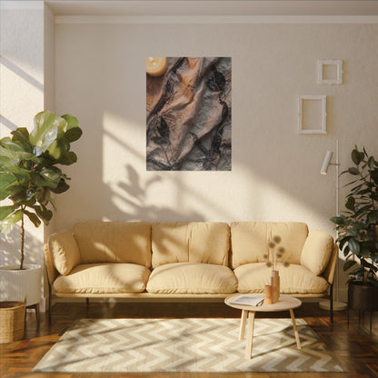 Candlelight Silk Drape Canvas Art - Japandi Mono No Aware