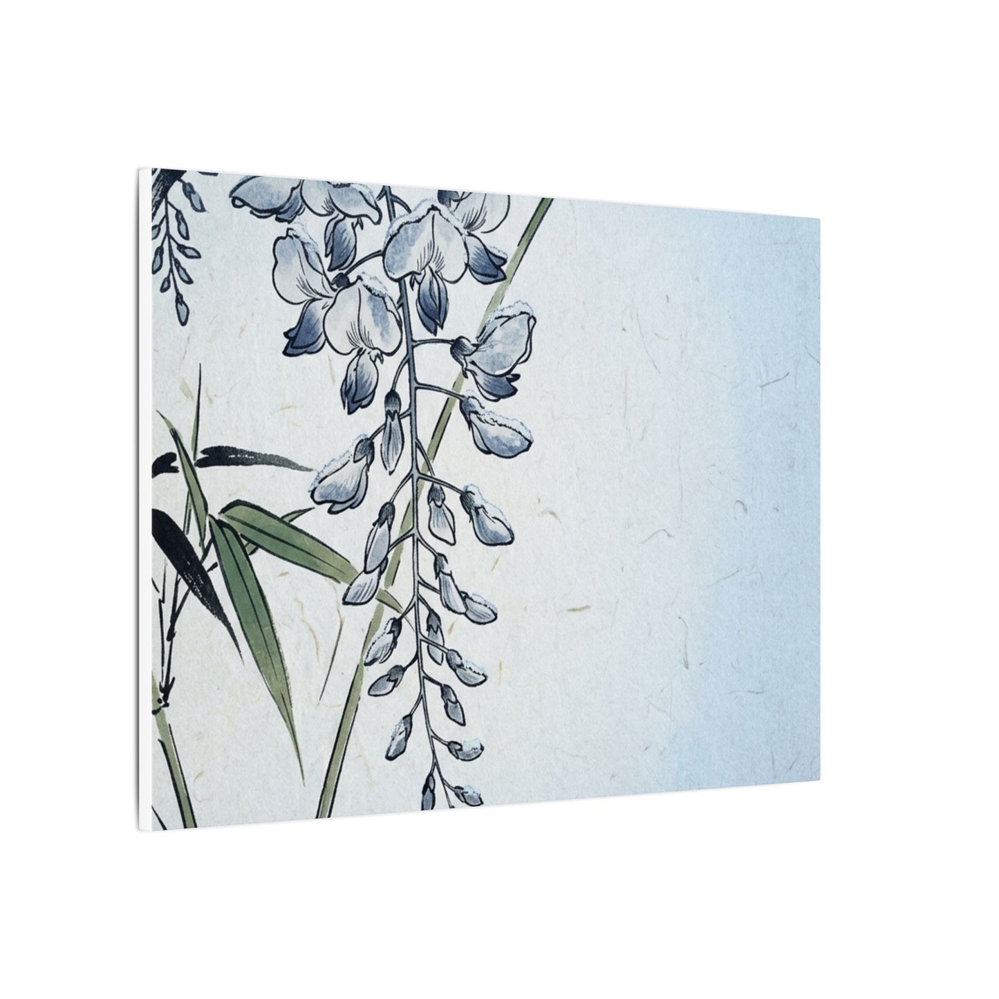 Zen Wisteria in Moonlight | Ukiyo E Inspired Canvas Art