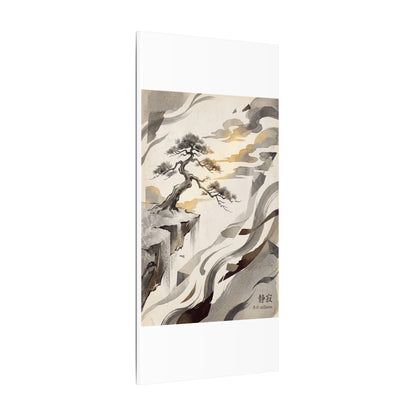 Golden Hour Pine Tree Canvas Art - Japandi Seijaku