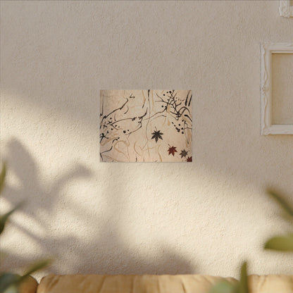 Golden Hour Shoji Screen Canvas Art - Japandi Fukinsei