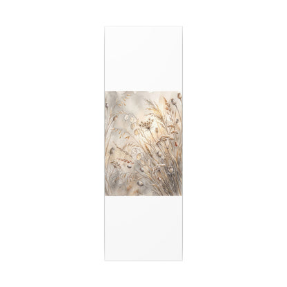 Winter Dried Flowers Watercolor Canvas Art | Warm Decor