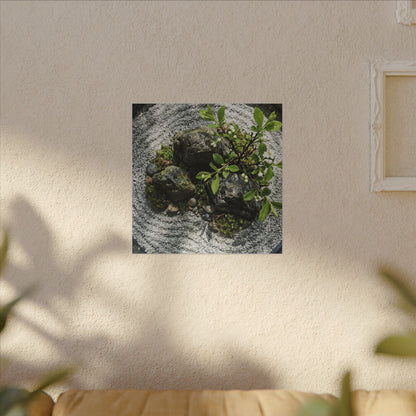 Zen Ceramic Bowl in Dappled | Karesansui Canvas Art