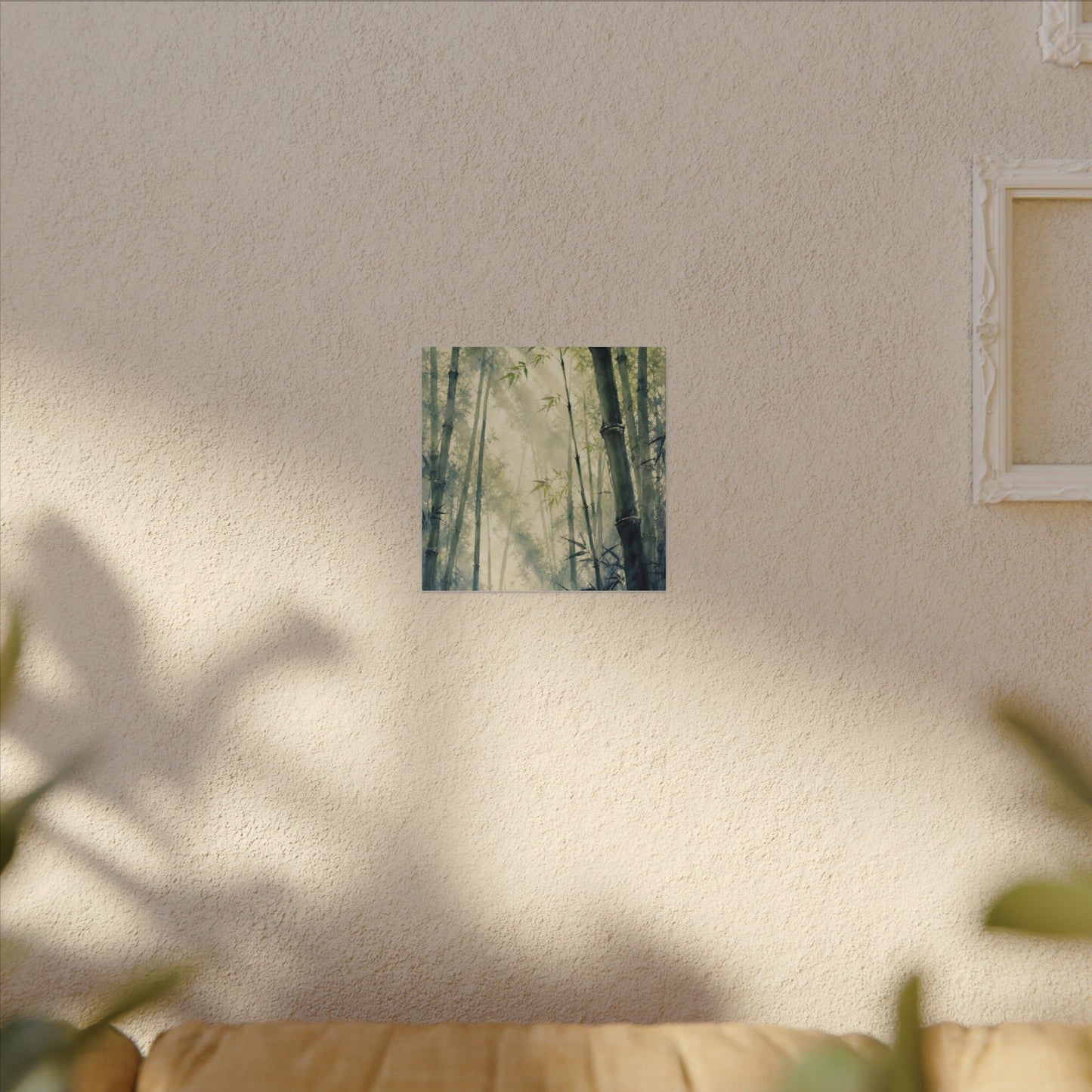 Bamboo Grove Spring Canvas Art | Zen Serene Design
