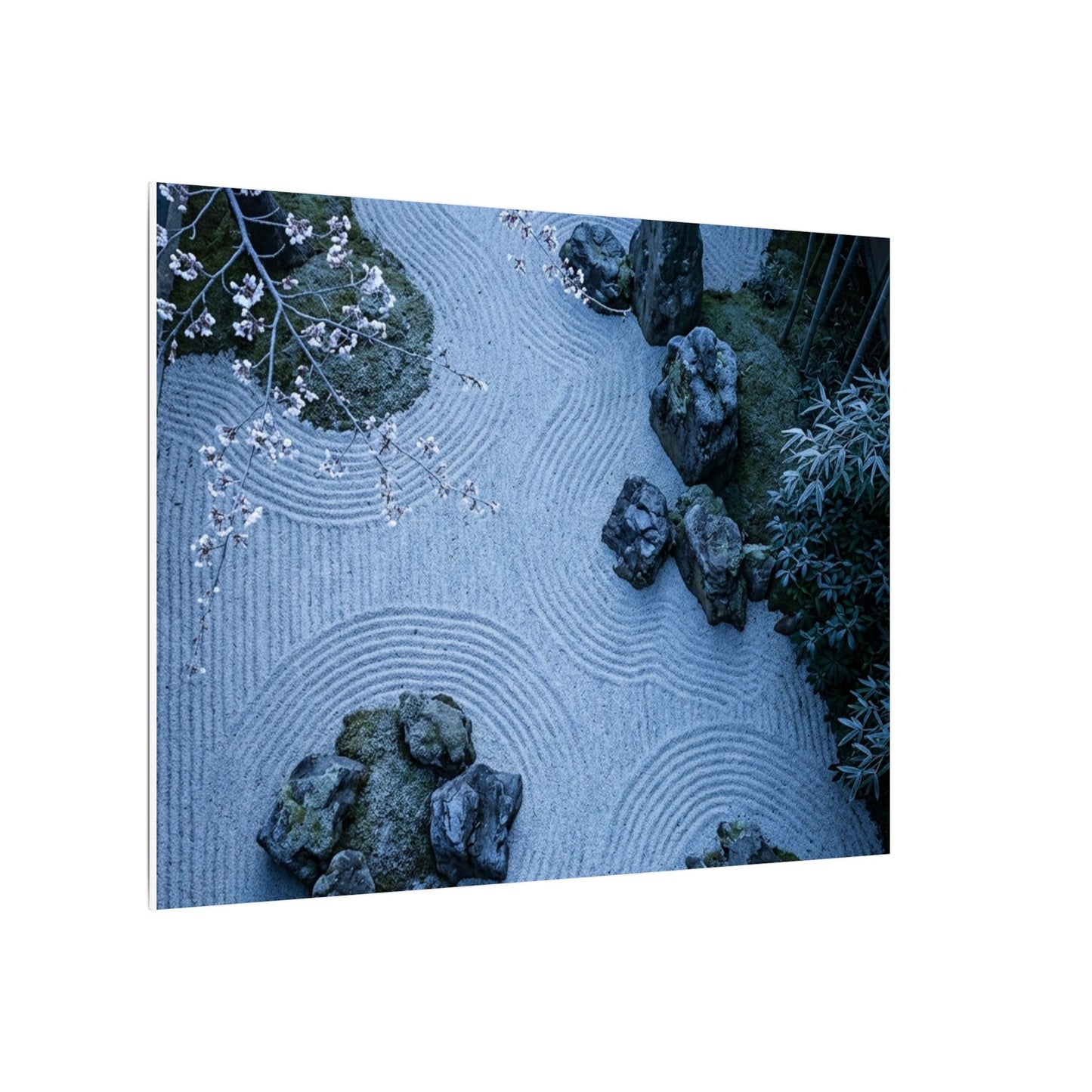 Earthy Silk Drape Canvas Art - Minimal Line Japandi