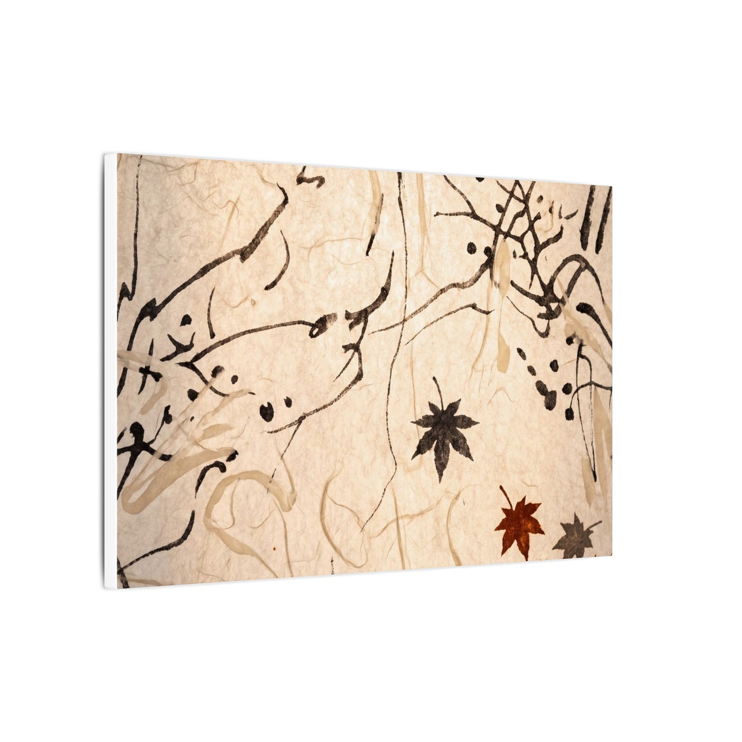 Golden Hour Shoji Screen Canvas Art - Japandi Fukinsei