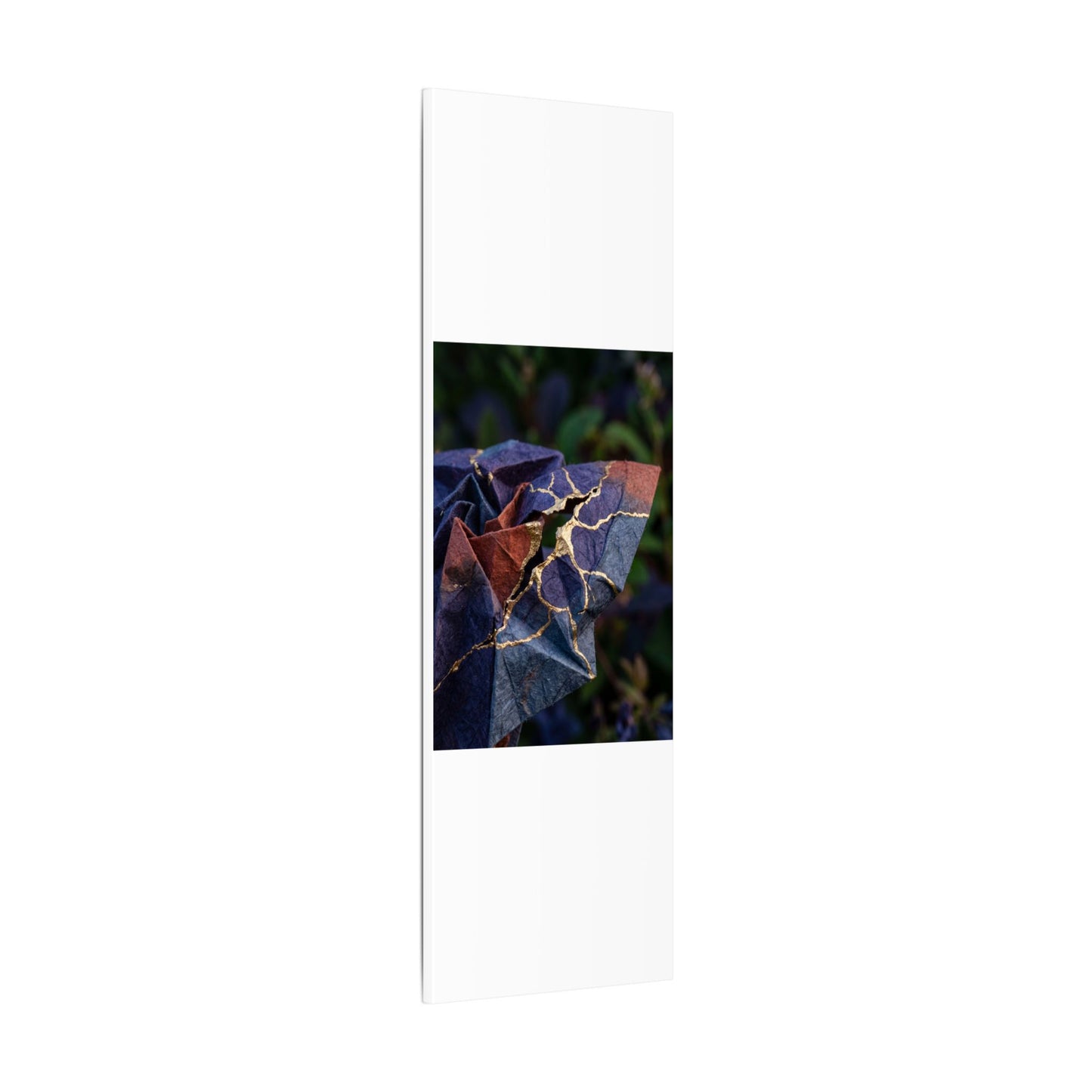 Philosophical Paper Fold Canvas Art - Gold Vein Kintsugi