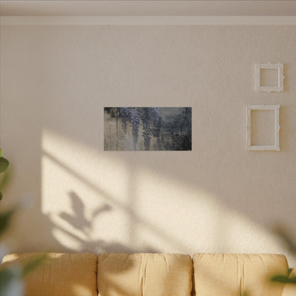 Winter Wisteria Texture Canvas Art | Elegant Decor