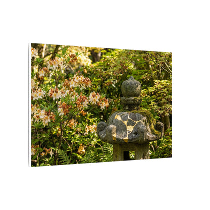 Spring Stone Lantern Gold Repair Canvas Art | Beautiful Decor