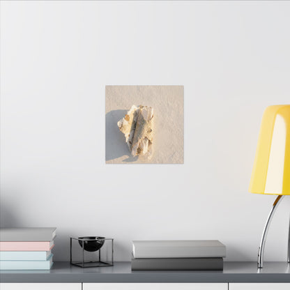 Paper Fold Canvas Art | Winter Japandi Texture Art