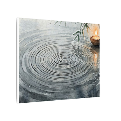 Water Ripple Sumi E Canvas Art | Calm Zen Art