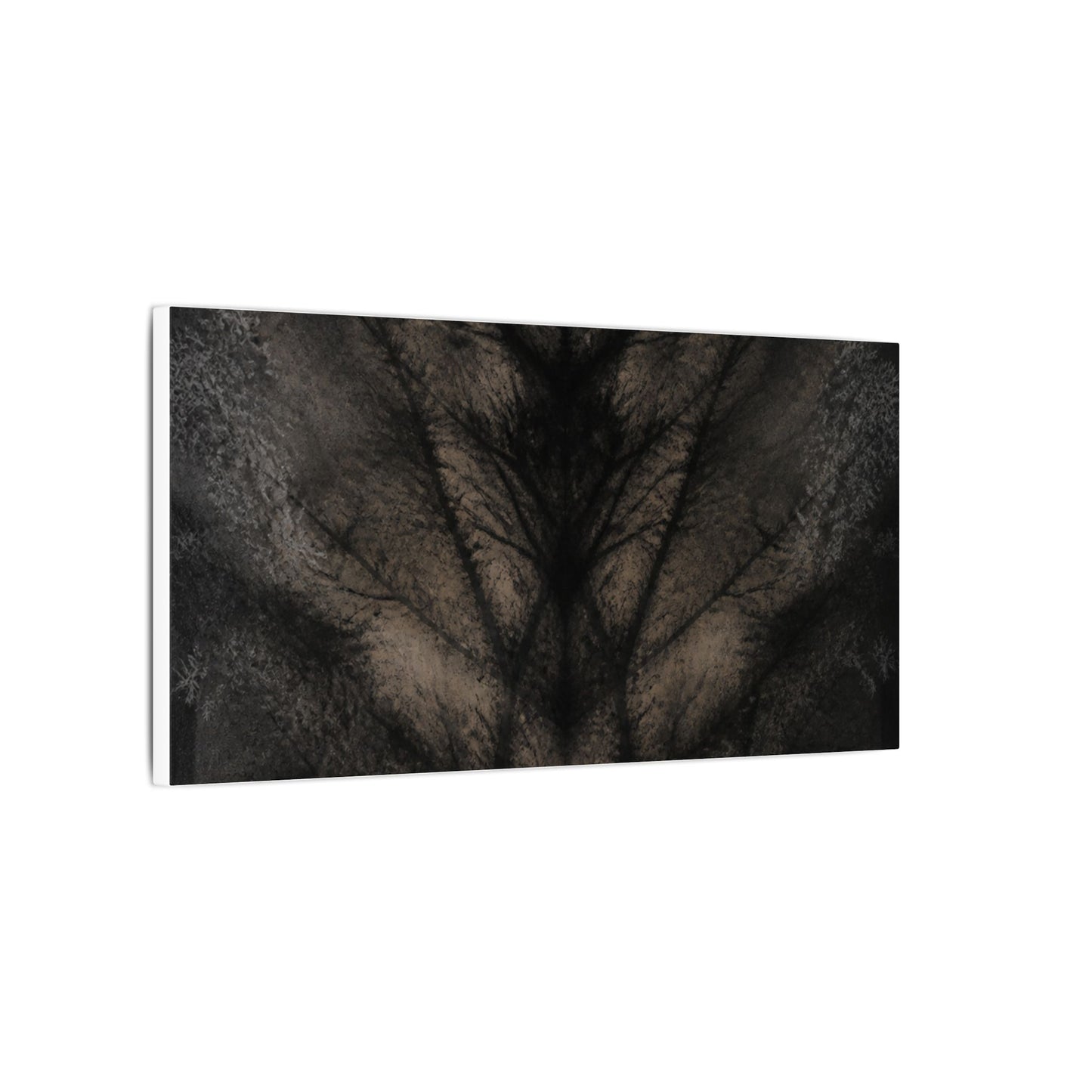 Seijaku Shadow Play Canvas Art - Dark Japandi Charcoal Ink