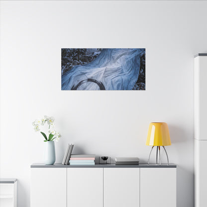 Moonlight Silk Drape Canvas Art - Zen Datsuzoku