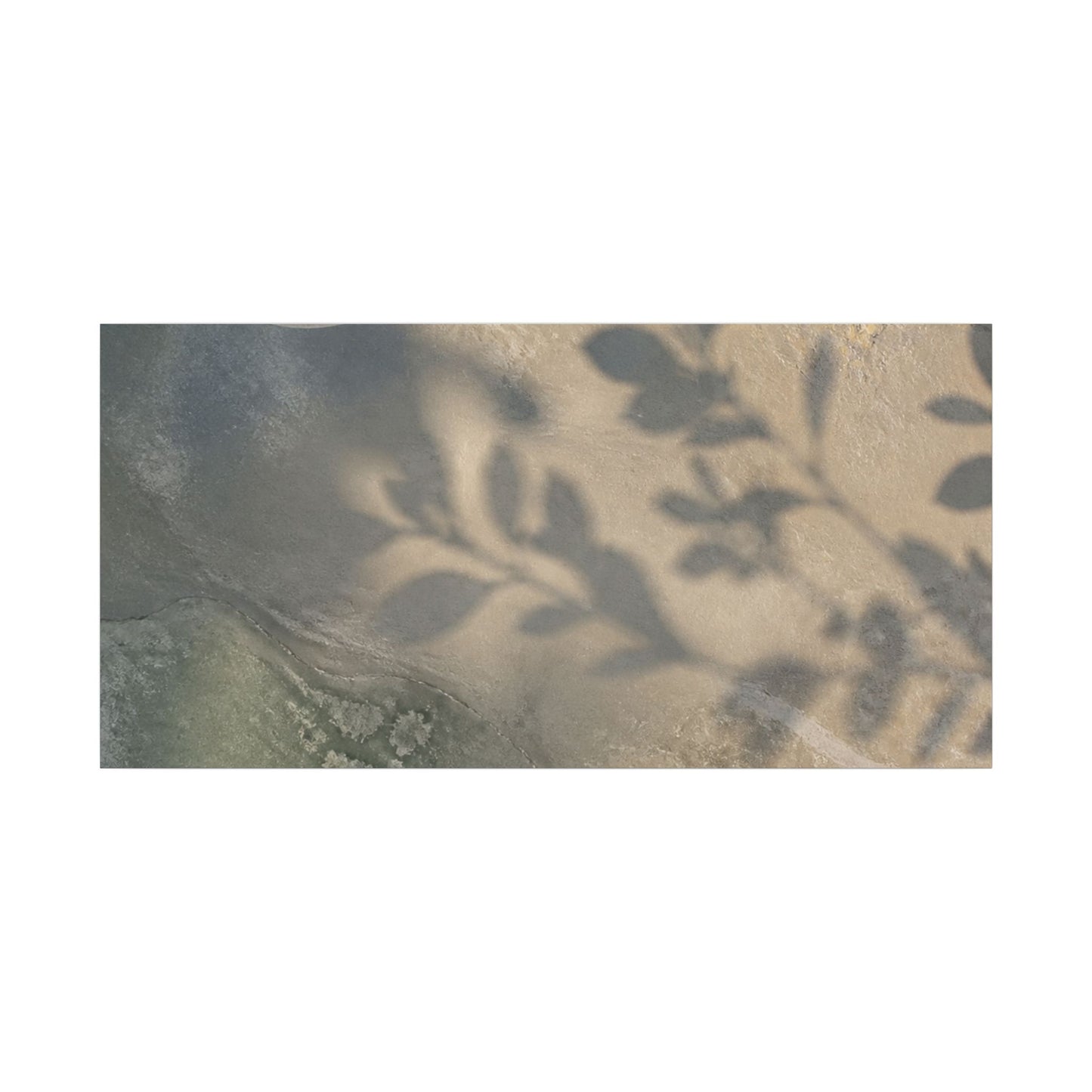 Japandi Shadow Play in Moonlight | Texture Canvas Art