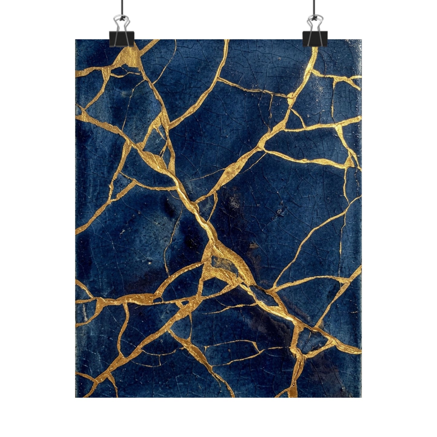 Kintsugi Crackle Wall Art Print Art Print