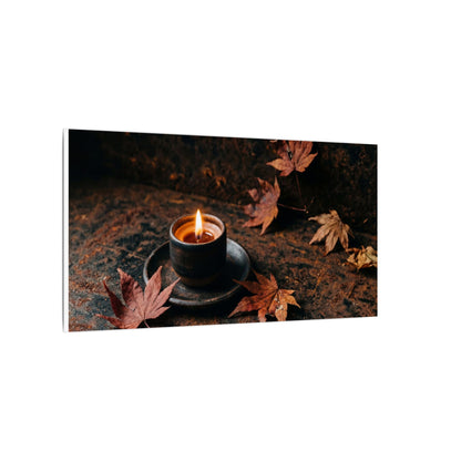 Autumn Rust Patina Shadow Zen Canvas Art | Sophisticated Decor