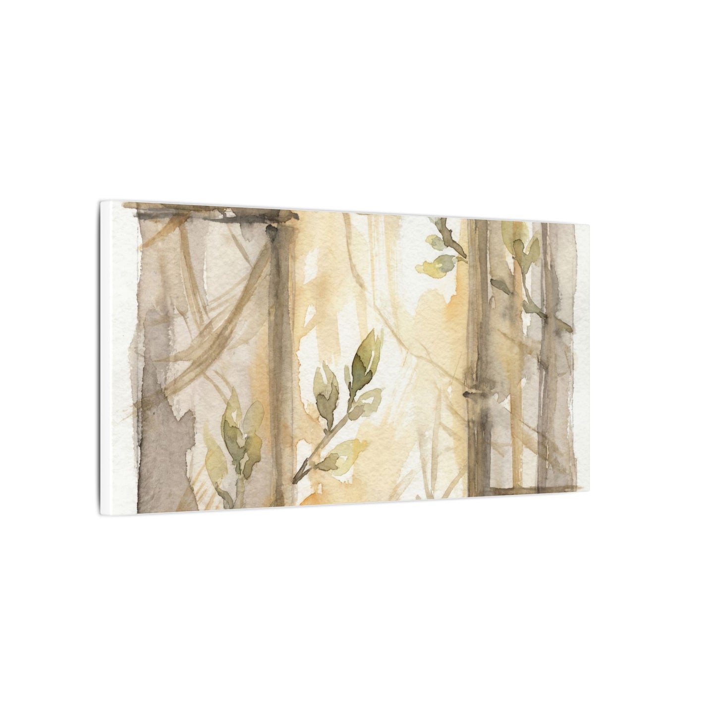 Shoji Screen Spring Canvas Art | Japandi Cozy Design