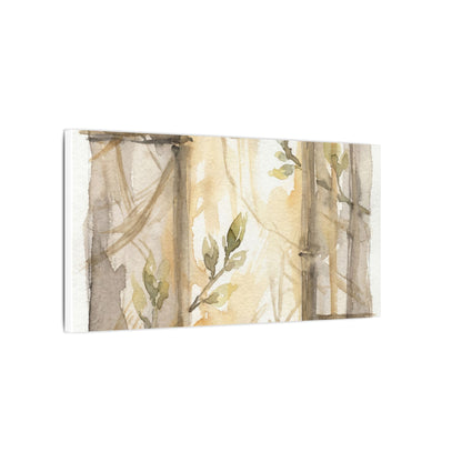 Shoji Screen Spring Canvas Art | Japandi Cozy Design