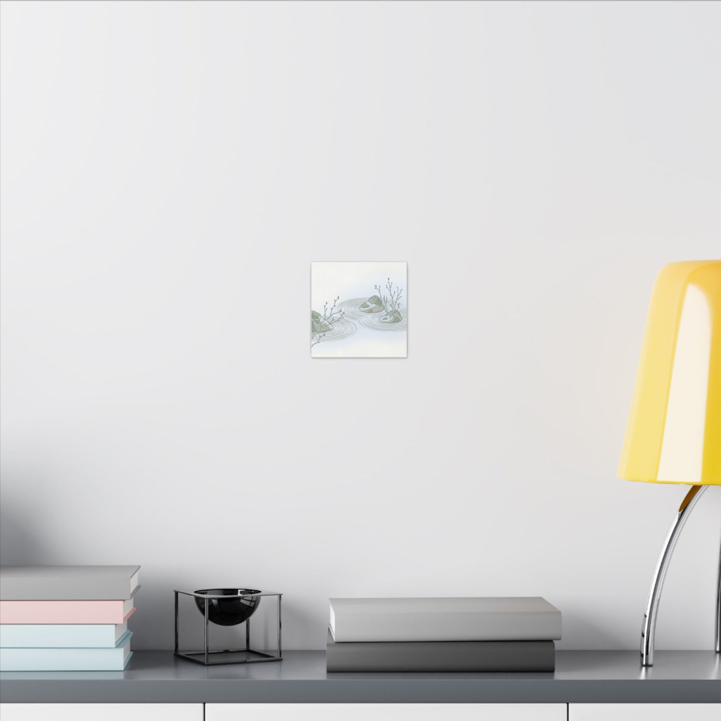 Moonlight Rock Garden Canvas Art - Japandi Ma