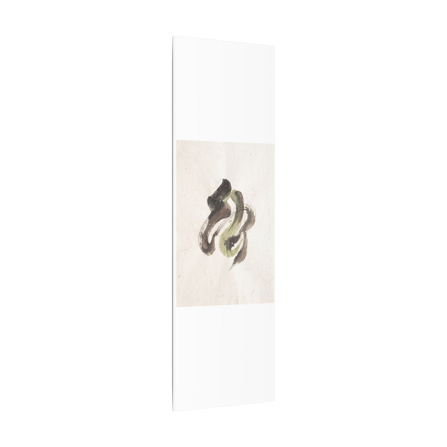 Ink Brushstroke Canvas Art | Spring Japandi Japanese Pattern Art