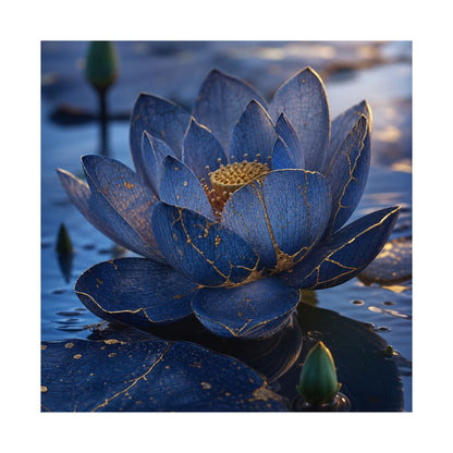 Dawn Lotus Flower Wall Art Print - Kintsugi Mono No Aware