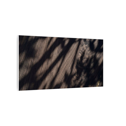 Shadow Play Summer Canvas Art | Dark Japandi Moody Design