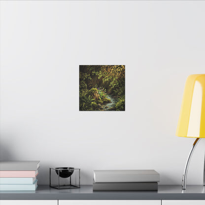 Tea Ceremony Spring Canvas Art | Kintsugi Philosophical Design