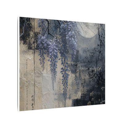 Winter Wisteria Texture Canvas Art | Elegant Decor