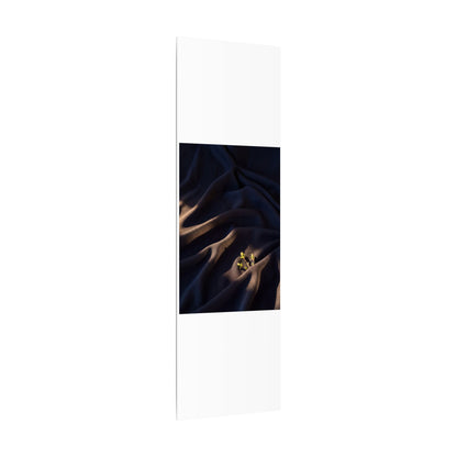Silk Drape Shadow Zen Canvas Art | Luxurious Dark Japandi Art