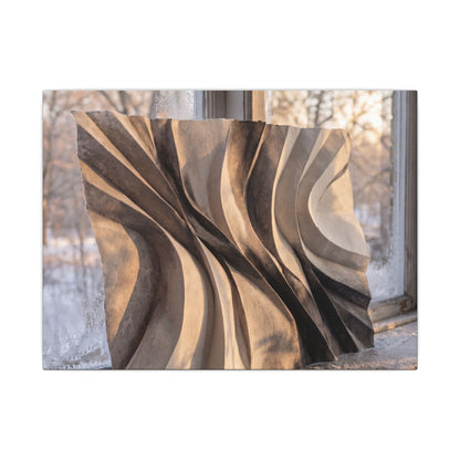 Mono No Aware Paper Fold Canvas Art - Japandi Minimal Line
