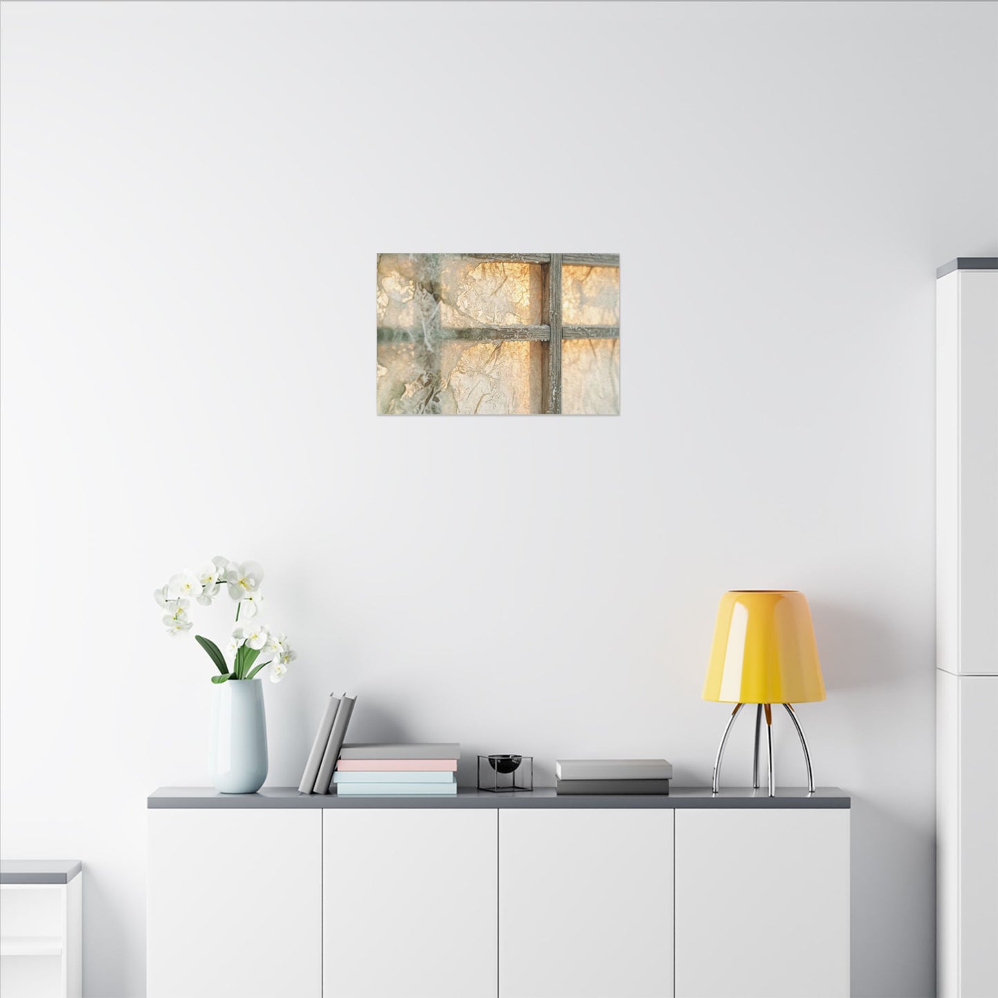 Ceramic Bowl Spring Canvas Art | Japandi Earthy Design