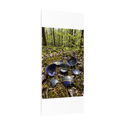 Philosophical Broken Pottery Canvas Art - Broken Beauty Kintsugi