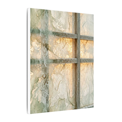 Winter Shoji Screen Watercolor Canvas Art | Elegant Decor