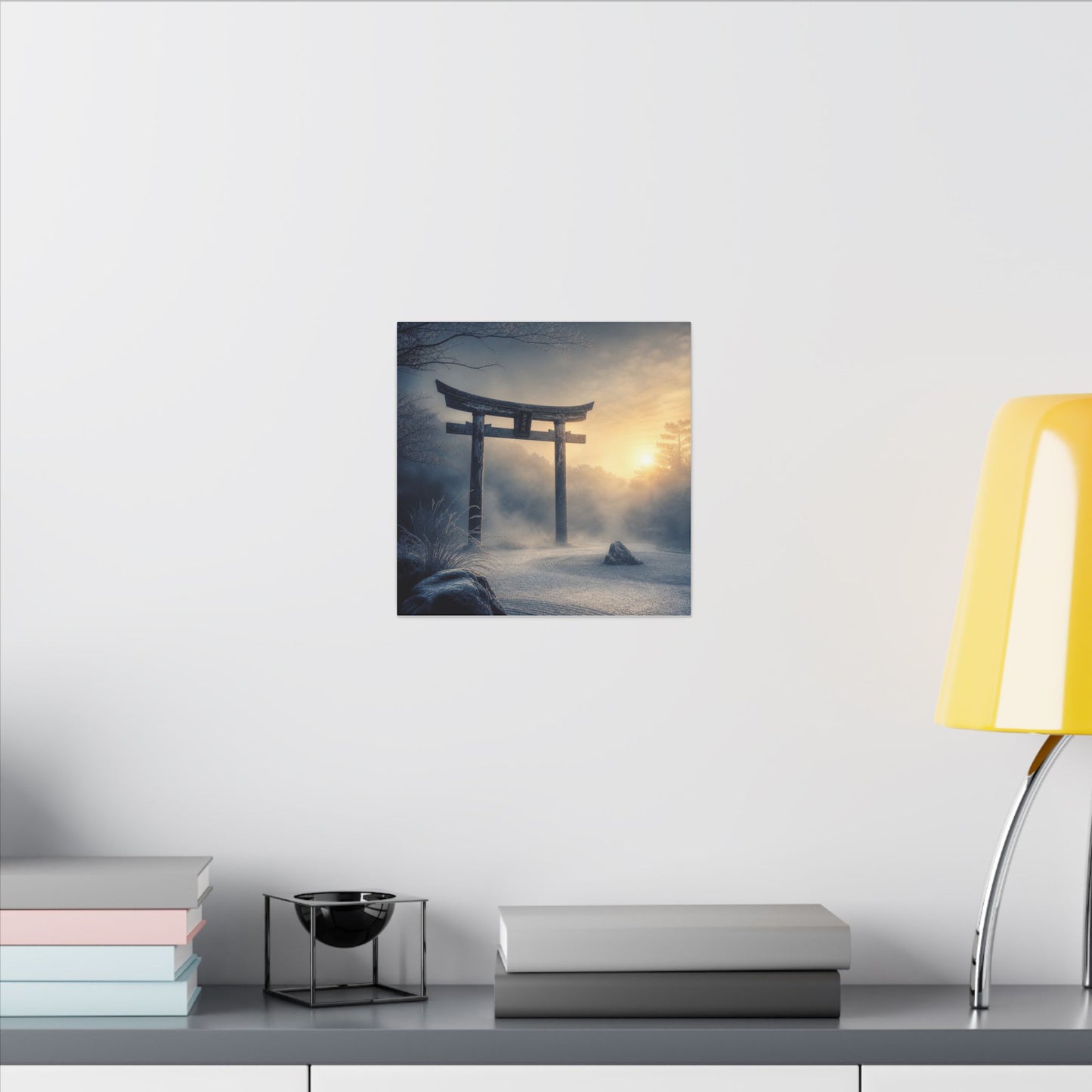 Zen Torii Gate in Golden Hour | Karesansui Canvas Art