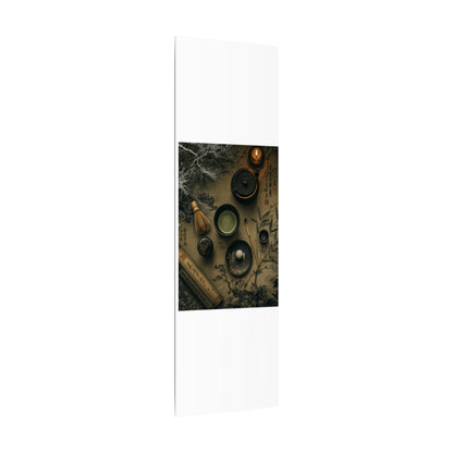 Tea Ceremony Canvas Art | Winter Zen Ukiyo E Inspired Art