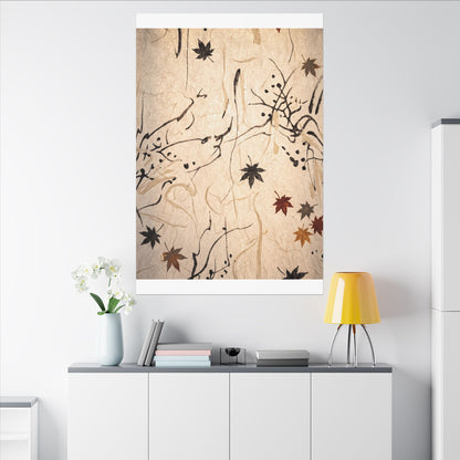Golden Hour Shoji Screen Canvas Art - Japandi Fukinsei