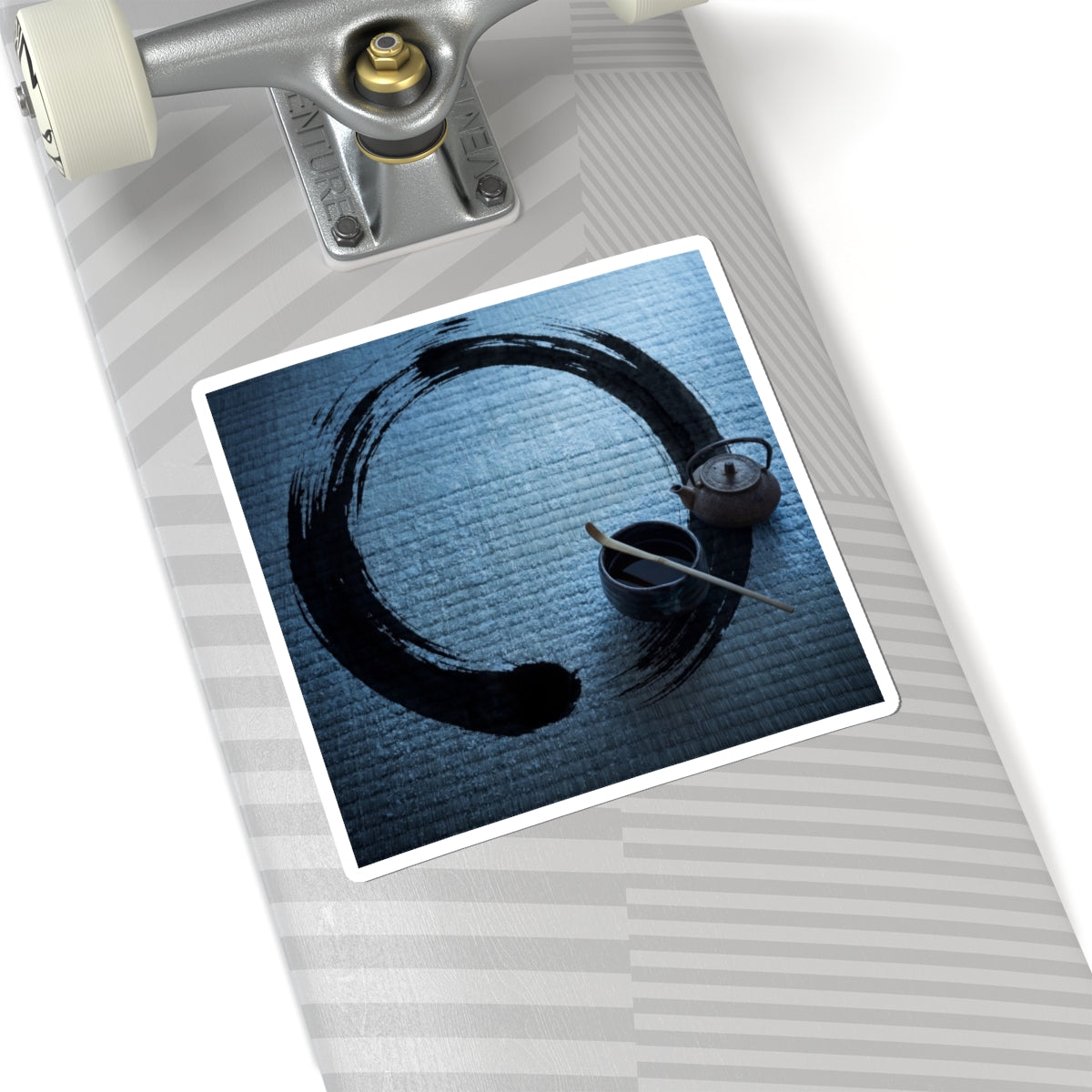 Tea Ceremony Winter Sticker | Zen Serene Design