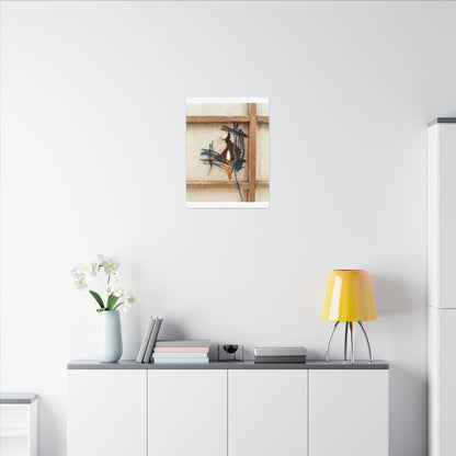 Winter Shoji Screen Broken Beauty Canvas Art | Resilient Decor