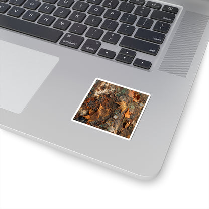 Warm Rust Patina Sticker - Texture Japandi