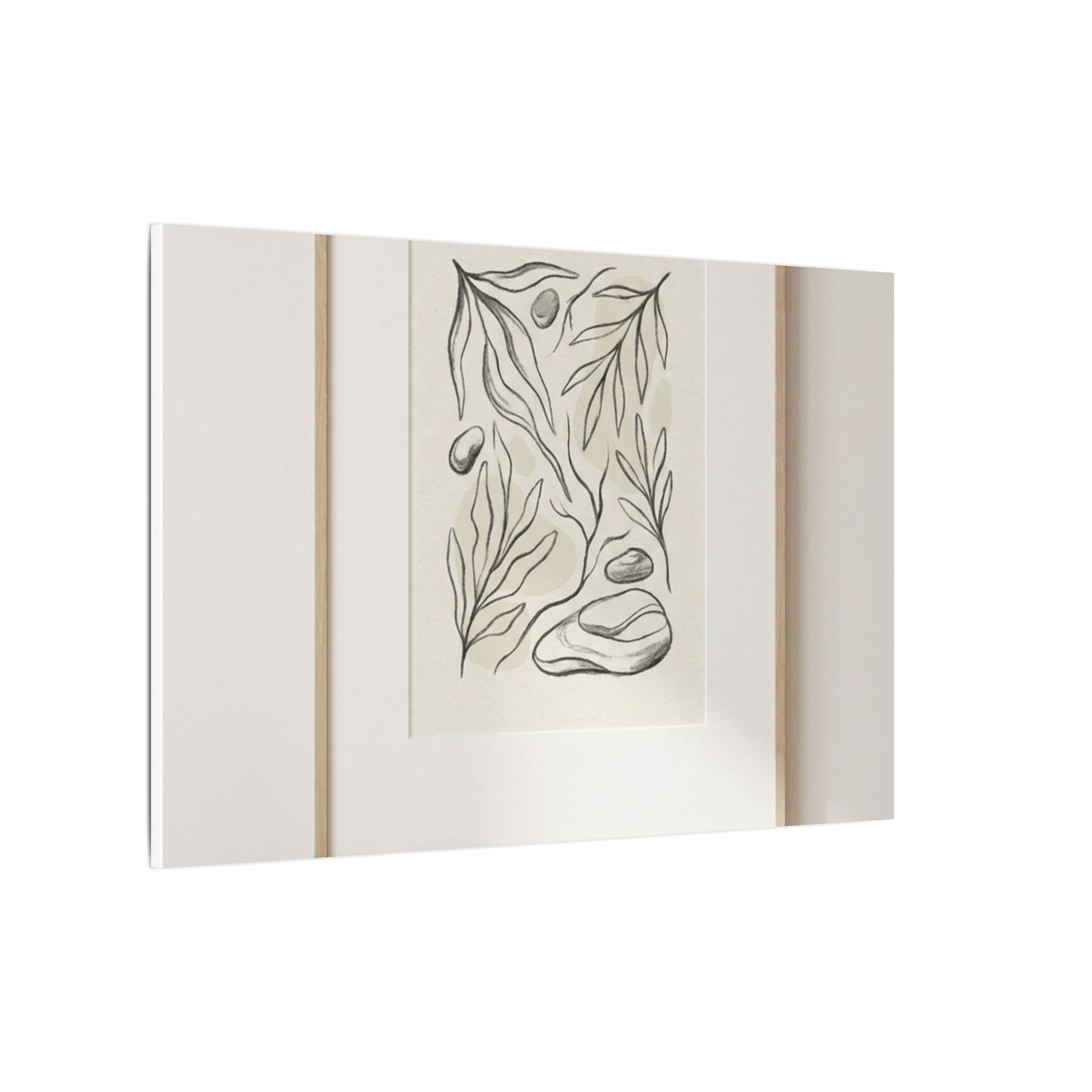 Japandi Charcoal Canvas Art