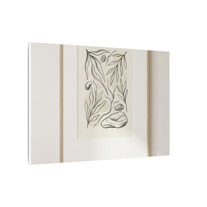 Japandi Charcoal Canvas Art
