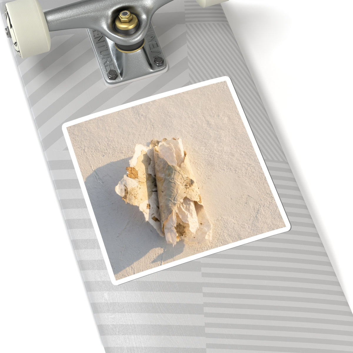 Paper Fold Texture Sticker | Warm Japandi Art
