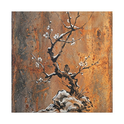 Datsuzoku Rust Patina Canvas Art - Zen Sumi E