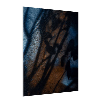 Moonlight Shadow Play Canvas Art - Dark Japandi Ma