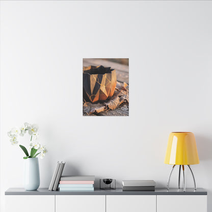 Paper Fold Gold Repair Canvas Art | Philosophical Kintsugi Art