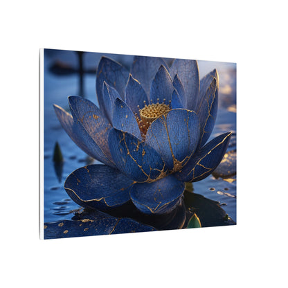 Kintsugi Lotus Flower in Dawn | Broken Beauty Canvas Art