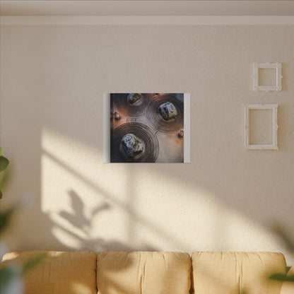 Candlelight Rock Garden Canvas Art - Japandi Ma