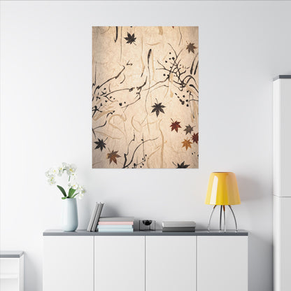 Golden Hour Shoji Screen Canvas Art - Japandi Fukinsei